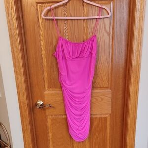 Hot Pink Mini Dress